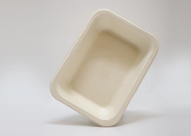 Rectangular-shaped deep tray with rounded corners - Nature 3469 