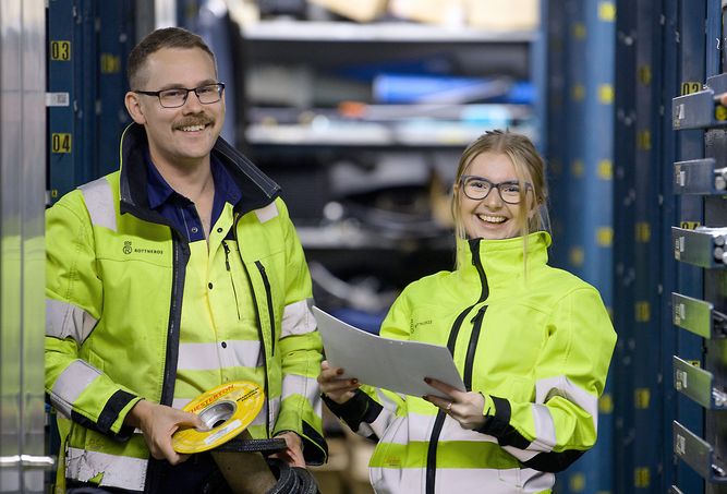 Förådsmedarbetare på Rottneros Bruk