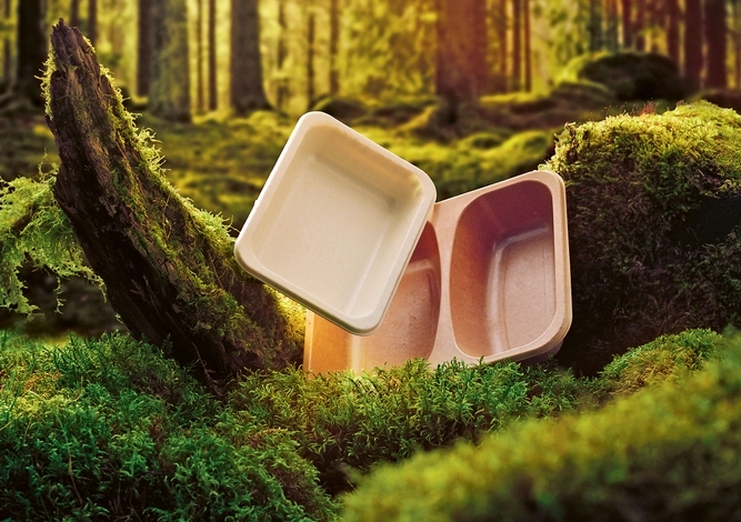 Nature by Rottneros tråg i skogen